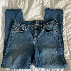 GAP straight curvy size 14 midrise jeans